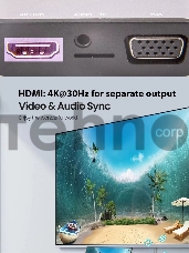 Адаптер USB-C TO HDMI CU425M VCOM