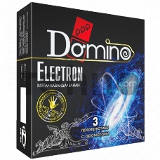 Презервативы Luxe DOMINO PREMIUM Electron, мята, лаванда и банан, 3 шт. в упаковке