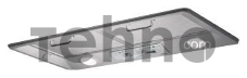 Встраиваемая вытяжка ELICA ELIBLOC HT GR/A/80 /  900м3, слайдерное упр., цвет: серый