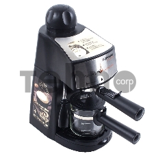 Кофеварка Endever Costa-1050 (черный/стальной, 900 Вт, объем 0,2 л,)