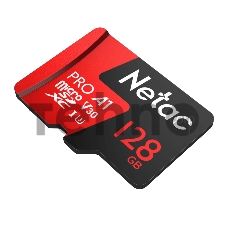 MicroSD card Netac P500 Extreme Pro 128GB, retail version w/SD adapter