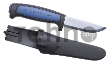 Нож Mora Pro S (12242) стальной разделочный лезв.91мм прямая заточка черный/синий