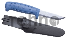 Нож Mora Basic 546 (12241) стальной разделочный лезв.91мм прямая заточка синий/черный