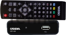 Ресивер DVB-T2 Cadena CDT-100 (TC) черный