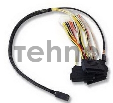 Кабель ACD-SFF8643-SAS8482SB-10M,  INT, SFF8643-to-4*SFF8482+SB ( MiniSAS HD-to-SAS internal cable) 100cm