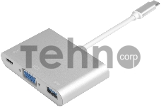 Greenconnect переходник USB Type C -> VGA + USB 3.0 + Type C Greenconnect переходник USB Type C -> VGA + USB 3.0 + Type C