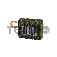Динамик JBL GO 3 Портативная акустика, зеленый