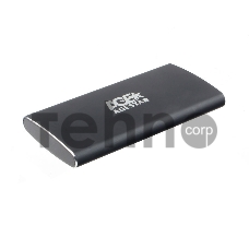 USB 3.0 Внешний корпус mSATA AgeStar 3UBMS2 (BLACK), алюминий, черный