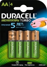 Аккумулятор Duracell Rechargeable HR6-4BL AA NiMH 2500mAh (4шт)