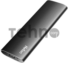 Внешний SSD накопитель Netac 1.0Tb Z SLIM <NT01ZSLIM-001T-32BK> (USB3.2, up to 520/480MBs, 100х29.5х9mm, Black)
