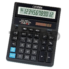 Калькулятор бухгалтерский Citizen SDC 888TII черный 12-разр.