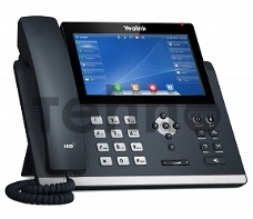 IP-телефон YEALINK SIP-T48U, цветной сенсорный экран, 16 аккаунтов, BLF,  PoE, GigE, без БП, шт