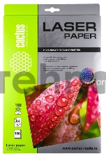 Бумага Cactus CS-LPA4100100 A4/100г/м2/100л. глянцевое для лазерной печати