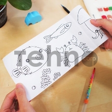 Ролик самоклеящийся для раскрашивания Stick`n 29007 1цв.в упак. море