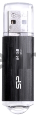 Внешний накопитель 64GB USB Drive <USB 3.0> Silicon Power Blaze B02 Black (SP064GBUF3B02V1K)