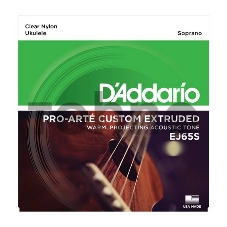 Струны D'ADDARIO EJ65S струны для укулеле сопрано, чистый нейлон