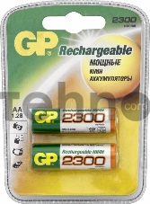 Аккумулятор GP 230AAHC AA NiMH 2250mAh (2шт)