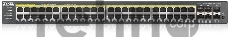 Гибридный L2 коммутатор PoE+ Zyxel NebulaFlex Pro GS2210-50HP, rack 19