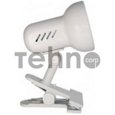 Лампа настольная CAMELION H-035 С01  60Вт 220В белый метал.
