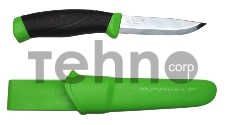 Нож Mora Companion (12158) стальной разделочный лезв.103мм прямая заточка зеленый/черный