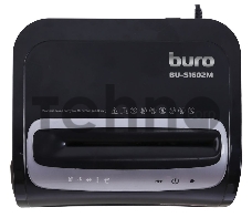 Шредер Buro Office BU-S1602M (секр.P-5)/фрагменты/16лист./30лтр./пл.карты/CD