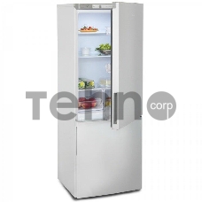 Двухкамерный холодильник Бирюса М6034 металлик, с нижней морозильной камерой