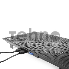 Аксессуар к ноутбуку CROWN  Подставка для ноутбука CMLC-1105 black ( 15,6”, 5 куллеров, подстветка, регулировка скорости вращения, размеры (Д*Ш*В) 345* 245*20мм)