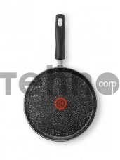 Сковорода блинная Tefal Granit 04192525 круглая ручка несъемная (без крышки) черный (9100036468)
