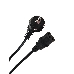 Кабель компьютер-розетка Aopen 1.8метра 220V (EURO) VDE 3G*0,5mm2 QUST ACE021-1.8M, фото 1