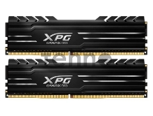 Память Adata 16GB DDR4 3200MHz XPG GAMMIX D10 Black Gaming Memory AX4U32008G16A-DB10 Non-ECC, CL16, 1.35V, Heat Shield, Kit (2x8GB), RTL