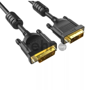 Кабель Aopen  DVI (24+1) M/M  1.8m, 2 фильтра Aopen/Qust <ACG442GD-1.8M>