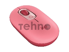 Мышь Logitech POP Mouse with emoji розовый/красный оптическая (4000dpi) беспроводная BT/Radio USB (4but)