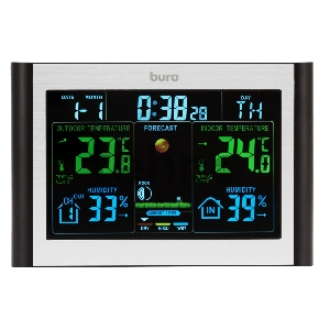 Погодная станция Buro BU-WSH114-COLOR черный Погодная станция Buro BU-WSH114-COLOR черный