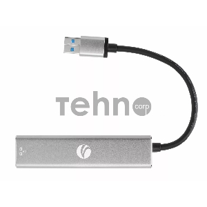 Переходник USB 3.0 -->RJ-45 1000Mbps+3 USB3.0, Aluminum Shell, 0.2м VCOM <DH312A>