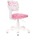 Кресло детское Бюрократ CH-W299/PK/TW-13A спинка сетка розовый TW-06A TW-13A (пластик белый), фото 4