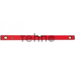 Уровень алюминиевый, 1800 мм, 3 глазка, красный, линейка// MTX