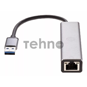 Переходник USB 3.0 -->RJ-45 1000Mbps+3 USB3.0, Aluminum Shell, 0.2м VCOM <DH312A>