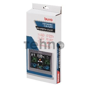 Погодная станция Buro BU-WSH114-COLOR черный