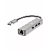 Переходник USB 3.0 -->RJ-45 1000Mbps+3 USB3.0, Aluminum Shell, 0.2м VCOM <DH312A>, фото 6