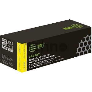 Картридж лазерный Cactus CS-C055Y желтый (2100стр.) для Canon LBP663Cdw, LBP664Cx, MF746Cx, MF742Cdw, MF744Cdw