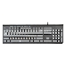 Клавиатура проводная Oklick 480M черный/серый USB slim Multimedia, фото 1
