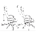 Кресло руководителя Бюрократ CH-608SL/BLACK спинка сетка черный TW-01 TW-11 искусст.кожа/ткань крестовина хром, фото 6