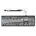 Клавиатура проводная Oklick 480M черный/серый USB slim Multimedia, фото 2