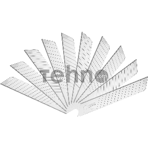 Сменные лезвия для ножа Deli DL-DP 18мм*10шт Сталь 75#. 2-ступенчатое лезвие.