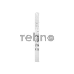Линейка стальная Deli DL8030Y 300мм Нержавеющая сталь