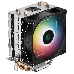 Кулер DEEPCOOL AG300 LED LGA1700/1200/115X/AM5/AM4 (36шт/кор, TDP 150Вт, PWM, Multi-Color LED Lighting, Fan 92mm, 3 тепл. Трубки прямого контакта) RET, фото 1