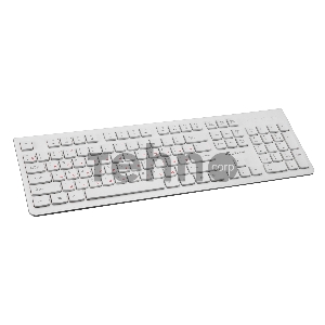 Клавиатура Oklick 505M белый USB slim