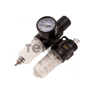 Блок подготовки воздуха регулятор-фильтр-лубрикатор FLR1500, 10 бар, 1500 л/мин, 1/4
