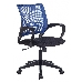 Кресло Бюрократ CH-695N/BL/TW-11 спинка сетка синий TW-05 сиденье черный TW-11, фото 1