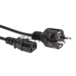 Кабель компьютер - розетка 1.8m 220V (Европейский стандарт) VCOM/TELECOM